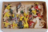 Lot 1298 - 36 Britains scarecrows in various colours to...