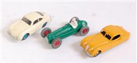 Lot 2034 - Three loose Dinky toy sports car and racing...