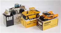 Lot 2736 - An NZG 1:50 scale boxed construction group to...