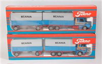 Lot 2744 - A Tekno 1:50 scale boxed Scania road transport...
