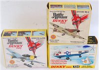Lot 2045 - A Dinky Toys boxed aircraft diecast group to...