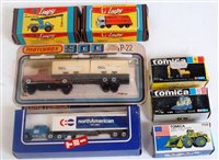 Lot 2761 - Seven various boxed and carded construction...