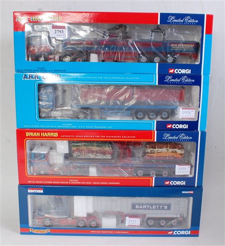 Lot 2793 - Four various boxed Corgi Toys Hauliers of...