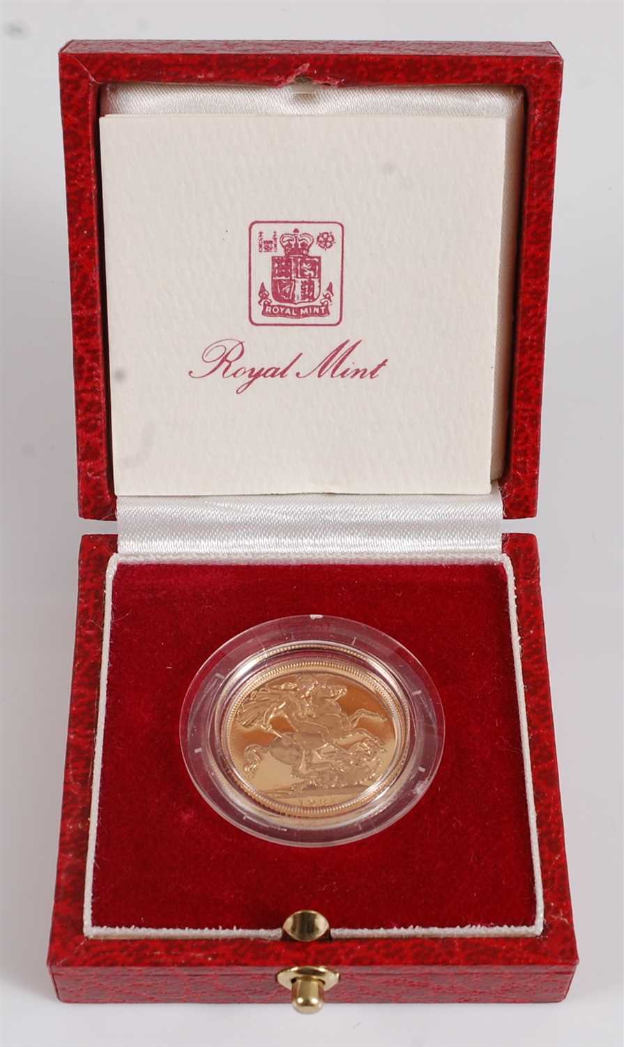 Lot 2044 - Great Britain, a cased 1983 gold proof...