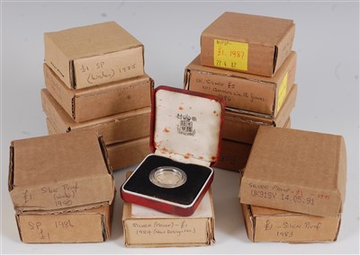 Lot 2111 - Great Britain, a collection of fourteen cased...