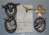 Lot 331 - Three post-WWII German badges, comprising Tank...