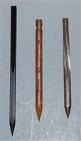 Lot 337 - A collection of three various flechette darts