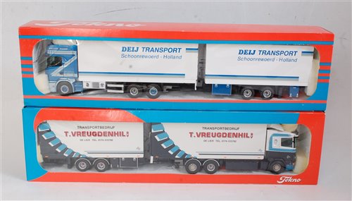 Lot 2807 - A Tekno 1:50 scale boxed road transport...