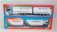Lot 2807 - A Tekno 1:50 scale boxed road transport...