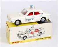Lot 2055 - A Dinky Toys No. 255 Ford Zodiac police car...