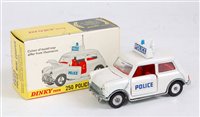 Lot 2056 - A Dinky Toys No. 250 police Mini Cooper...