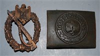 Lot 349 - A German Infantry Assault badge, together with...