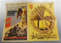 Lot 358 - A reproduction German Afrika Corps poster,...