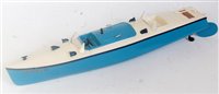 Lot 3213 - A Hornby tinplate and clockwork No. 2 racer 3...