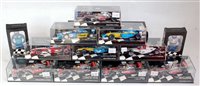 Lot 2829 - Ten various boxed Minichamps 1:43 scale F1...