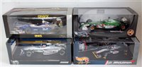 Lot 2841 - Four various boxed 1:18 scale Hot Wheels and...