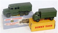 Lot 2068 - A Dinky Toys No. 689 medium artillery military...