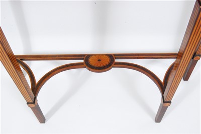 Lot 1621 - A Victorian mahogany, satinwood and marquetry...