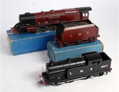 Lot 754 - Two Hornby Dublo 3-rail locos:- EDL7 0-6-2...