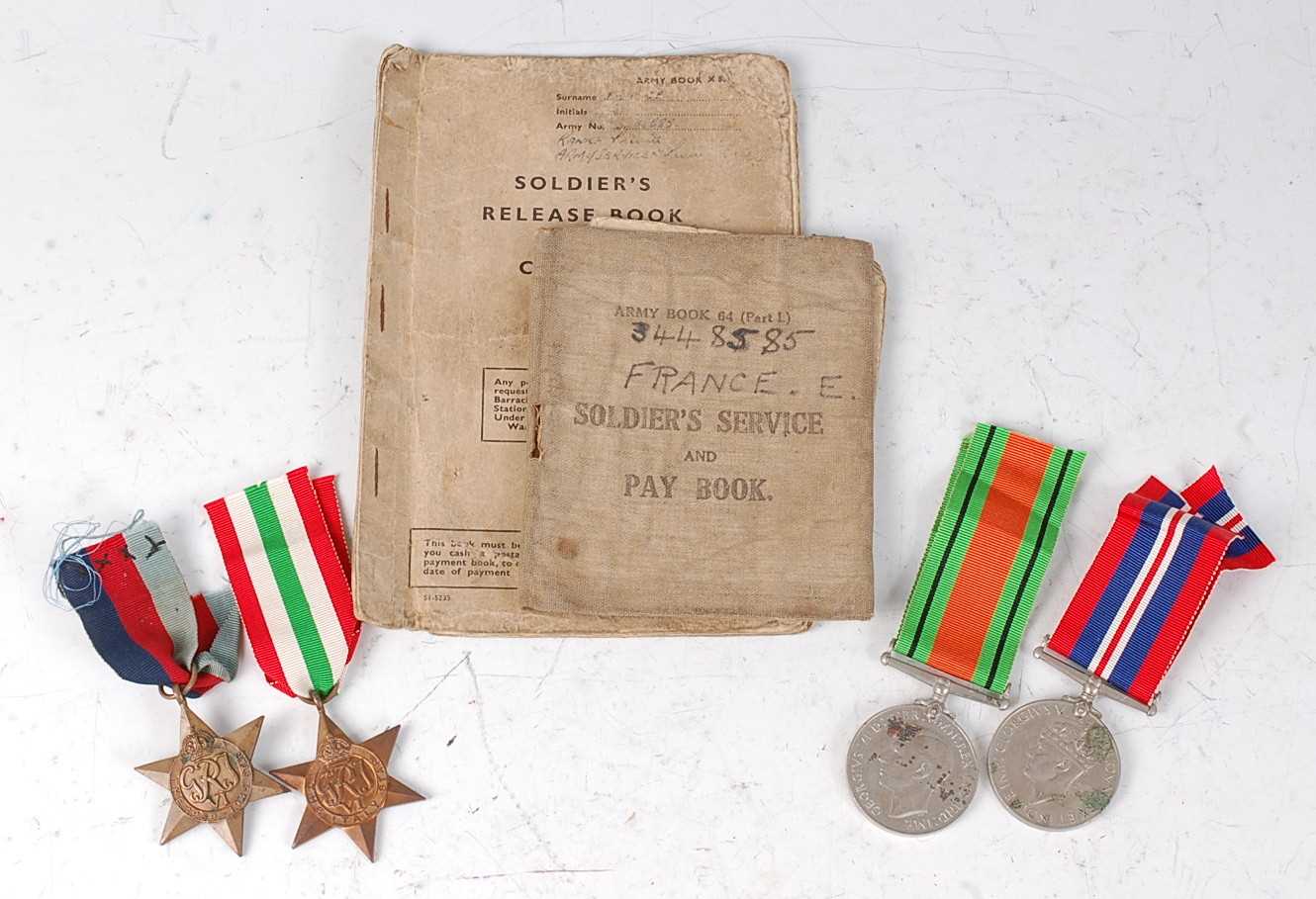 Lot 72 - A group of four WW II medals