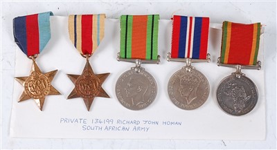 Lot 193 - A WW II Africa campaign group of four