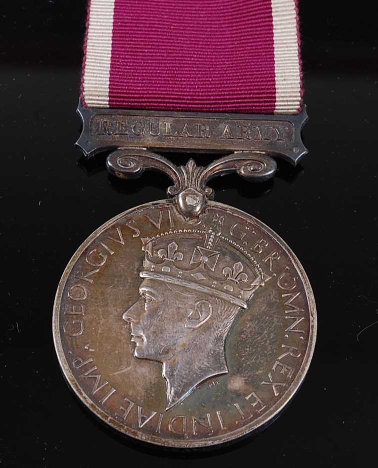 Lot 21 - A Geo. VI. Regular Army Long Service and Good Conduct medal