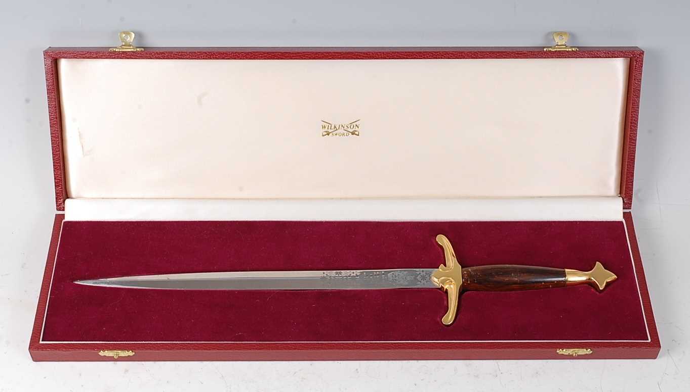 Lot 203 - A Wilkinson Sword presentation dagger