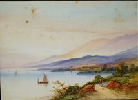 Lot 1036 - T. Wilson - Pair; Loch Long and Loch Katrine,...