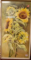 Lot 1037 - Irene Jago - Wildflowers, watercolours; three...