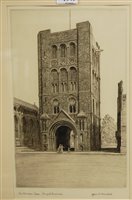 Lot 1041 - Alfred Blundell (1883-1968) - The Norman Tower,...