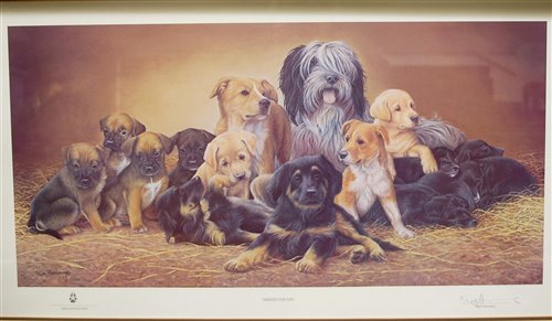 Lot 1057 - Nigel Hemming - Friends for Life, lithograph,...