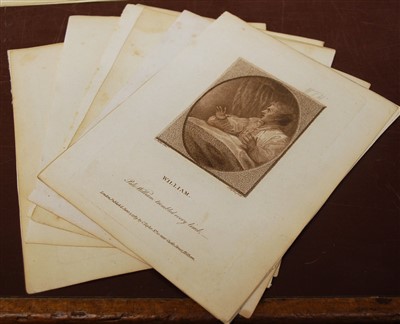 Lot 1073 - After S Shelley - a quantity of unframed...