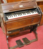 Lot 1126 - A late 19th century walnut cased travelling...