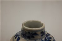 Lot 223 - A quantity of Chinese export blue and white...