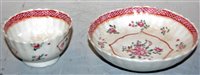 Lot 226 - A 19th century Chinese famille rose tea bowl...