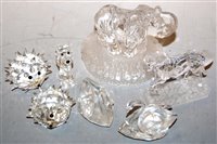Lot 227 - A quantity of Swarovski cut crystal animal...