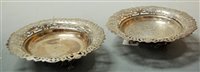 Lot 256 - A pair of Egyptian silver bonbon dishes, each...