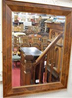 Lot 1132 - A 19th century flame mahogany and satinwood...