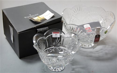 Lot 59 - A collection of boxed Waterford Crystal to...