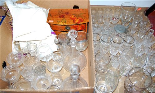 Lot 89 - Two boxes of miscellaneous items to include...