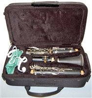 Lot 100 - A Sonata three piece clarinet in fitted case