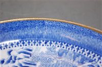 Lot 132 - A19th century Spode blue & whtie part tea and...