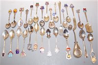 Lot 501 - A collection of principally silver plated but...