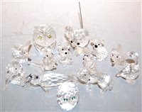 Lot 509 - A collection of principally Swarovski cut...