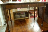 Lot 1323 - A mahogany rectangular centre table, length 106cm