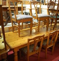 Lot 1341 - A contemporary Ducal pine farmhouse dining...