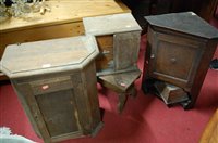 Lot 1369 - Occasional furniture, to include; two stools,...