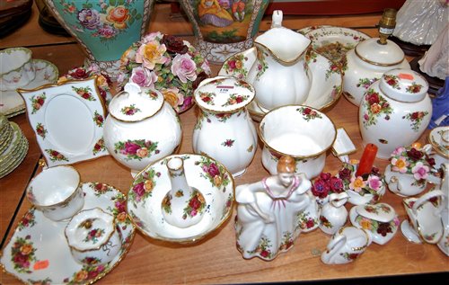 Lot 158 - A large collection of Royal Albert china wares...