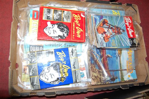 Lot 174 - A box of miscellaneous Boys Own books, Meccano...