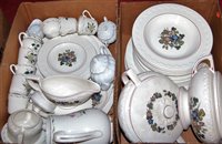 Lot 180 - A Wedgwood Corinthian part dinner service in...
